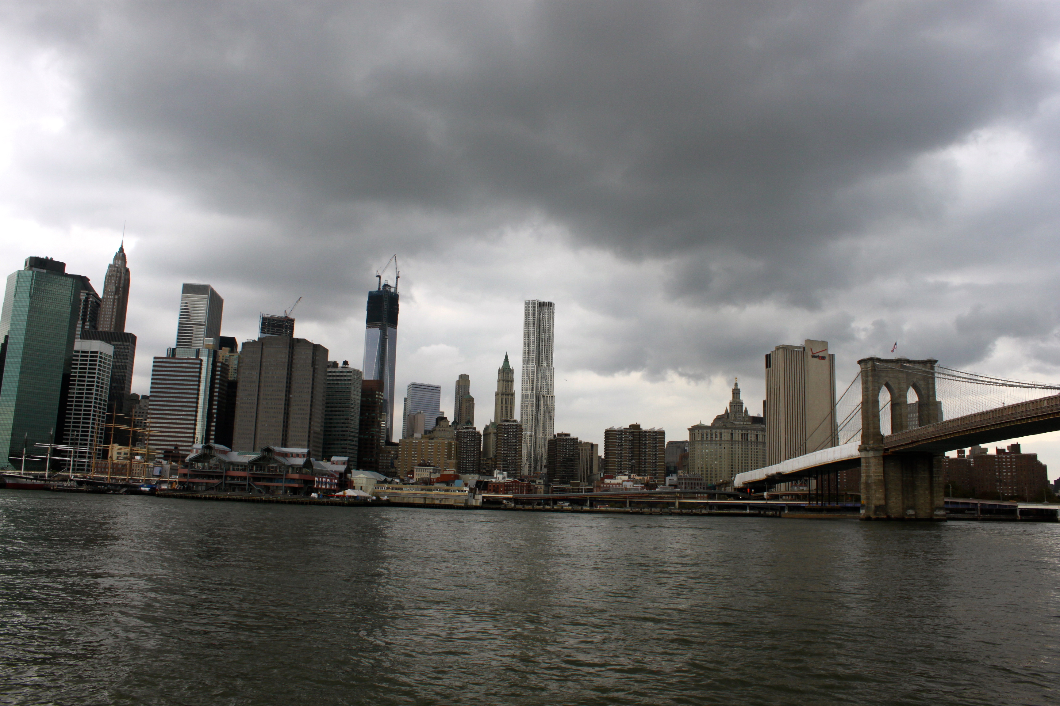Pre-Sandy view of Manhattan