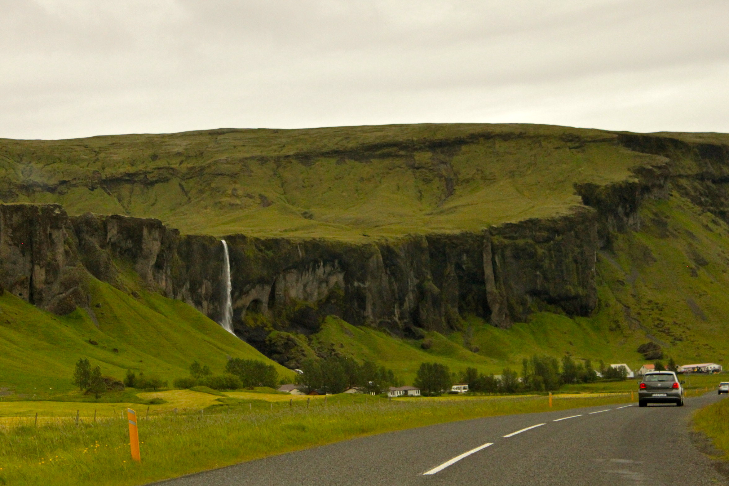 ring road iceland waterfall