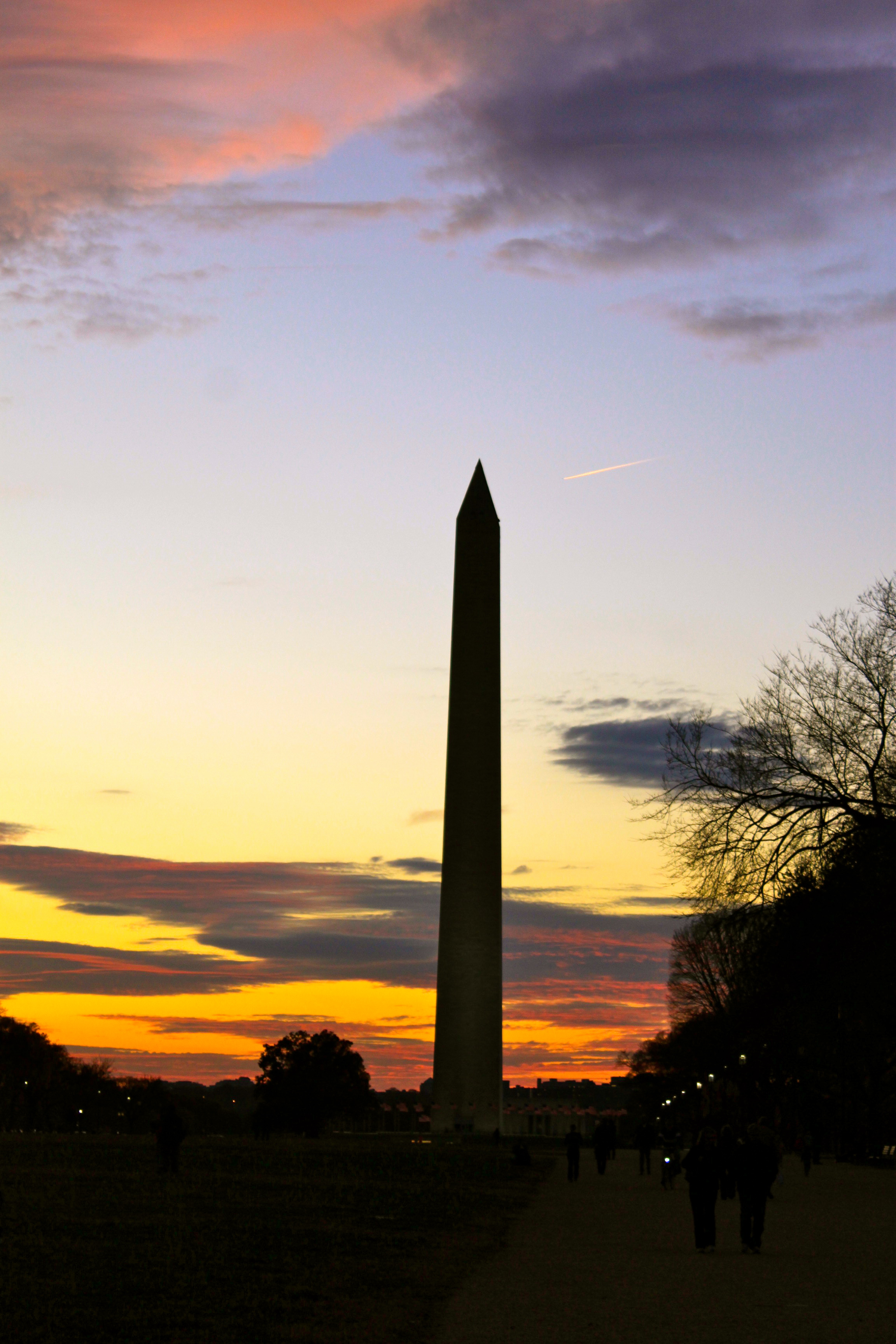 washington monument dc sunset